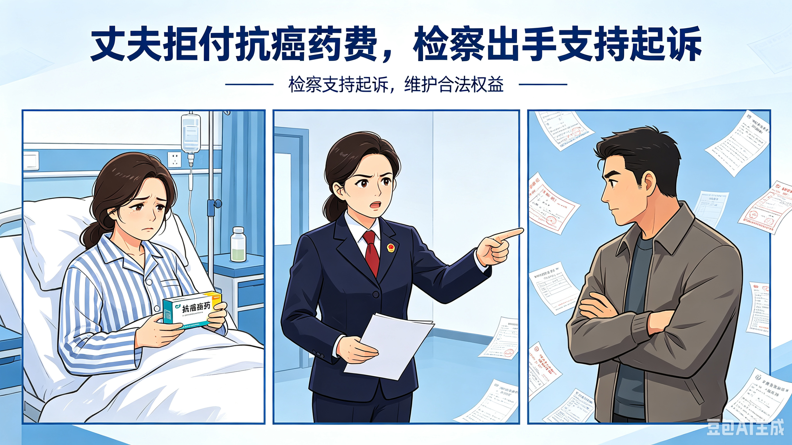 丈夫拒付抗癌药费？湘乡检察出手支持起诉，守护困境中的“她”