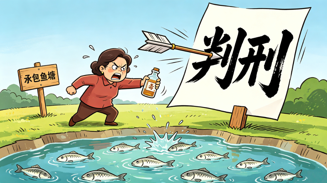 以案说法 | 儿子钓鱼引非议，母亲泄愤报复鱼塘投毒，获刑又赔款！